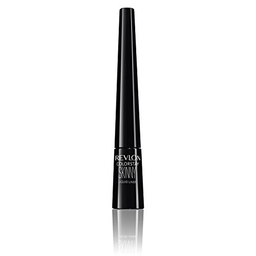 Revlon Skinny Liquid Eyeliner, ColorStay Eye Makeup, Waterproof, Smudge-proof, Longwearing with Ultra-Fine Tip, Mahogany Flame, 0.08 oz