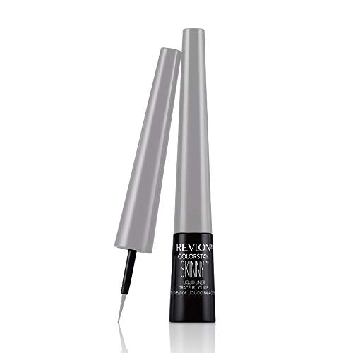 Revlon Skinny Liquid Eyeliner, ColorStay Eye Makeup, Waterproof, Smudge-proof, Longwearing with Ultra-Fine Tip, Mahogany Flame, 0.08 oz